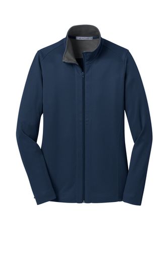 Port Authority Ladies Vertical Texture Full-Zip Jacket image thumbnail