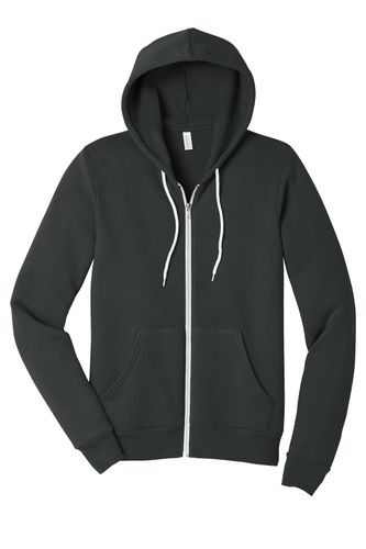 BELLA+CANVAS Unisex Sponge Fleece Full-Zip Hoodie image thumbnail