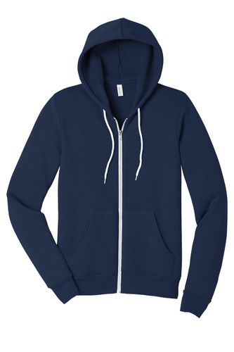 BELLA+CANVAS Unisex Sponge Fleece Full-Zip Hoodie image thumbnail