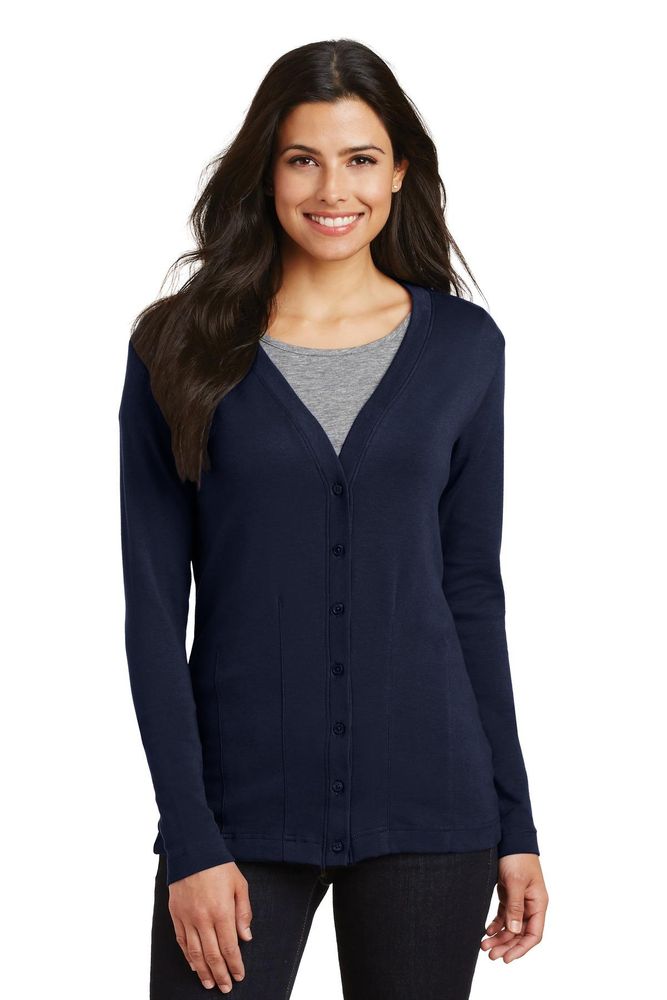 Port Authority Ladies Modern Stretch Cotton Cardigan primary image