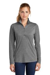 Image of Sport-Tek Ladies PosiCharge Tri-Blend Wicking 1/4-Zip Pullover