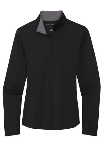 Port Authority Ladies Silk Touch Performance 1/4-Zip image thumbnail