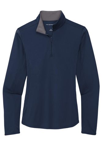 Port Authority Ladies Silk Touch Performance 1/4-Zip image thumbnail