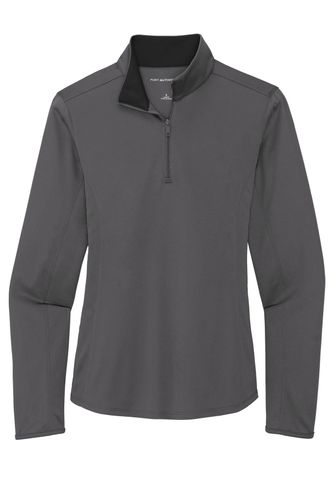 Port Authority Ladies Silk Touch Performance 1/4-Zip image thumbnail