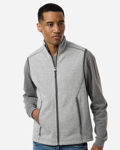 Men's Jasper Jacquard Fleece Vest image thumbnail