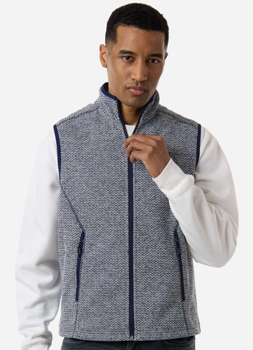 Men's Jasper Jacquard Fleece Vest image thumbnail