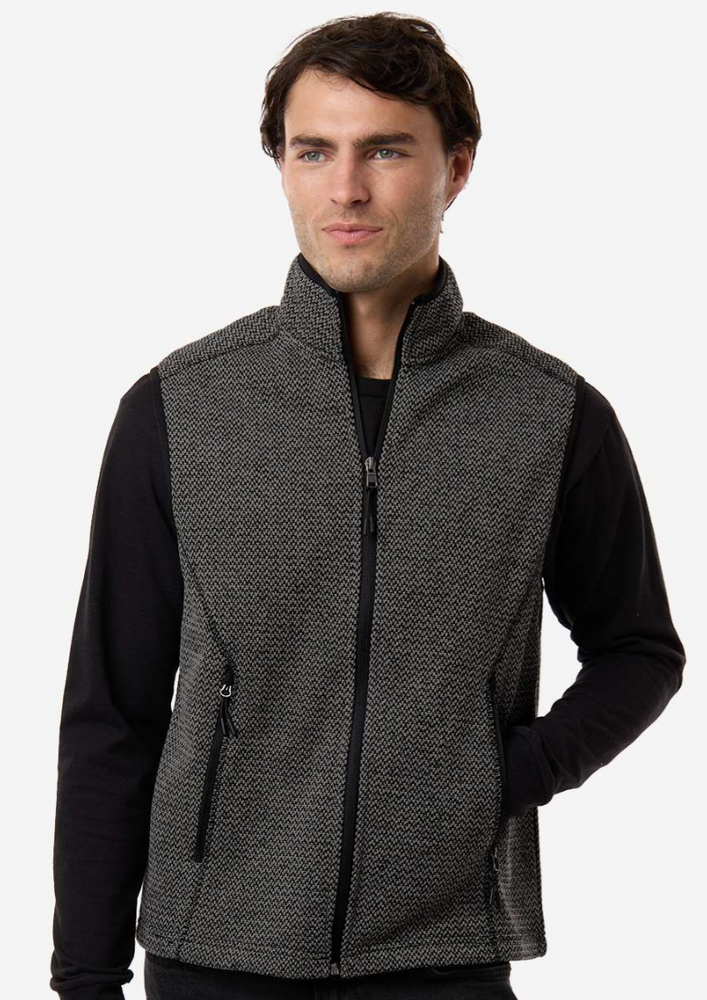 Men's Jasper Jacquard Fleece Vest primary image