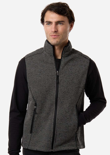 Men's Jasper Jacquard Fleece Vest image thumbnail
