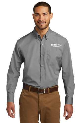 Port Authority Long Sleeve Carefree Poplin Shirt W100 image thumbnail