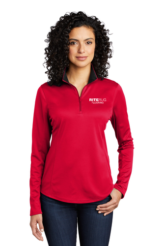 Port Authority Ladies Silk Touch Performance 1/4-Zip LK584 image thumbnail