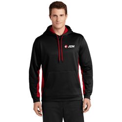 Image of Sport-Tek Sport-Wick Fleece Colorblock Hooded Pullover