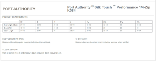 Port Authority Silk Touch Performance 1/4 Zip - Mens image thumbnail