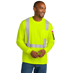 Image of Long Sleeve Reflective Safety T-shirt