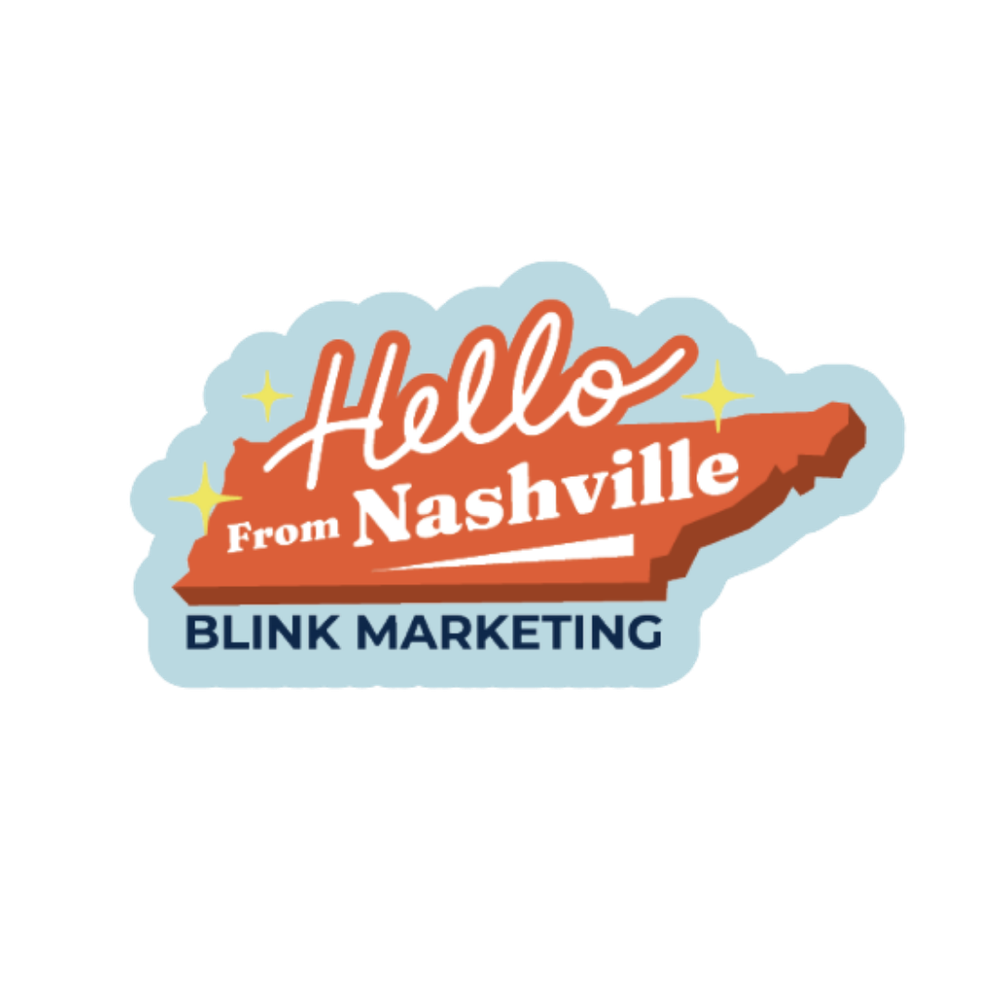 Hello from Nashville Sticker primary image