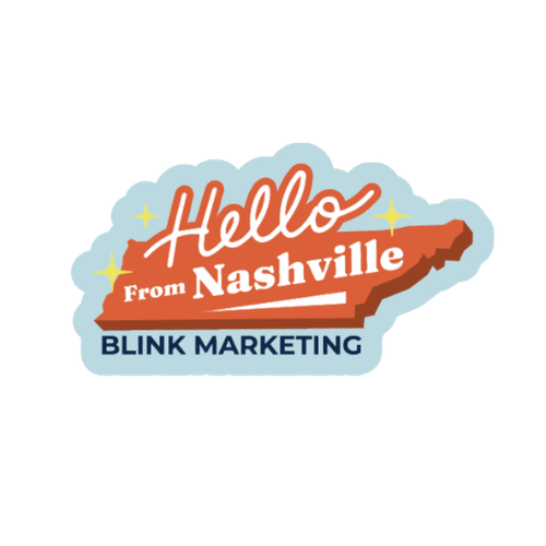 Hello from Nashville Sticker image thumbnail