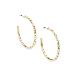 Image of Kendra Scott Veronica Hoop Earrings in Gold