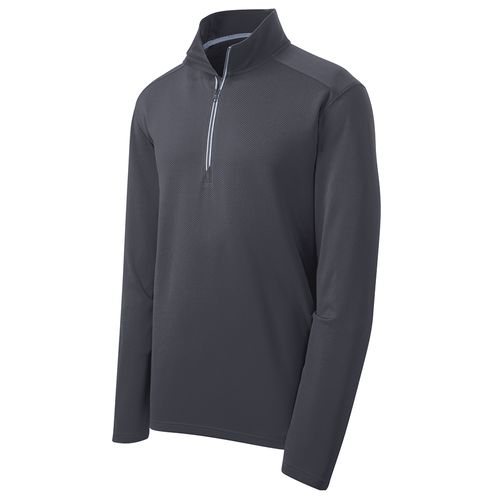 Sport-Tek Sport-Wick Textured 1/4-Zip Pullover image thumbnail