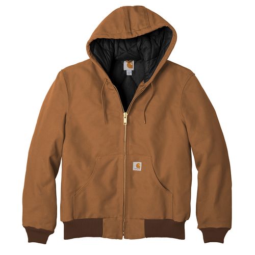 Carhartt Quilted-Flannel-Lined Duck Active Jacket image thumbnail