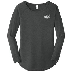 Image of District Made Ladies Perfect Tri Long Sleeve Tunic Tee