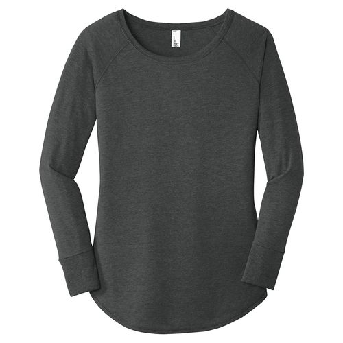 District Made Ladies Perfect Tri Long Sleeve Tunic Tee image thumbnail