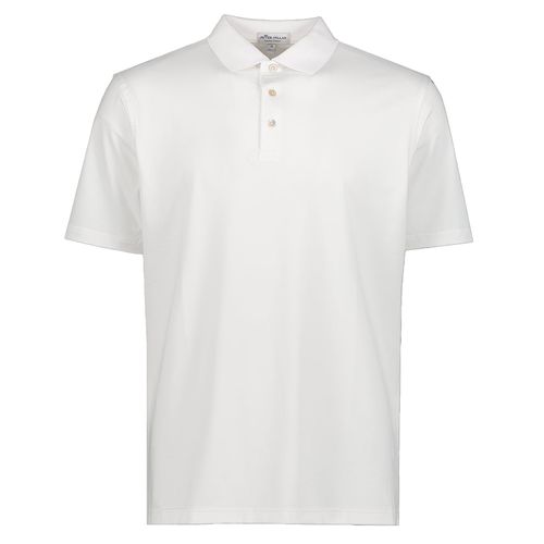 Peter Millar Mens Solid Perf Polo image thumbnail