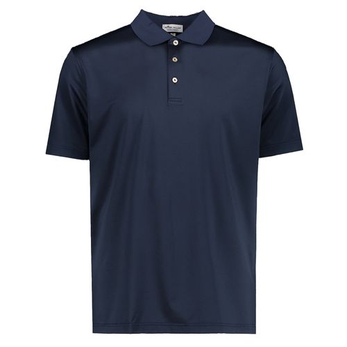 Peter Millar Mens Solid Perf Polo image thumbnail