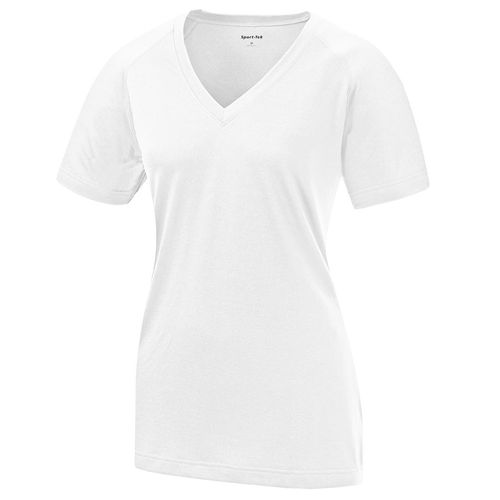 Sport-Tek Ladies Ultimate Performance V-Neck image thumbnail