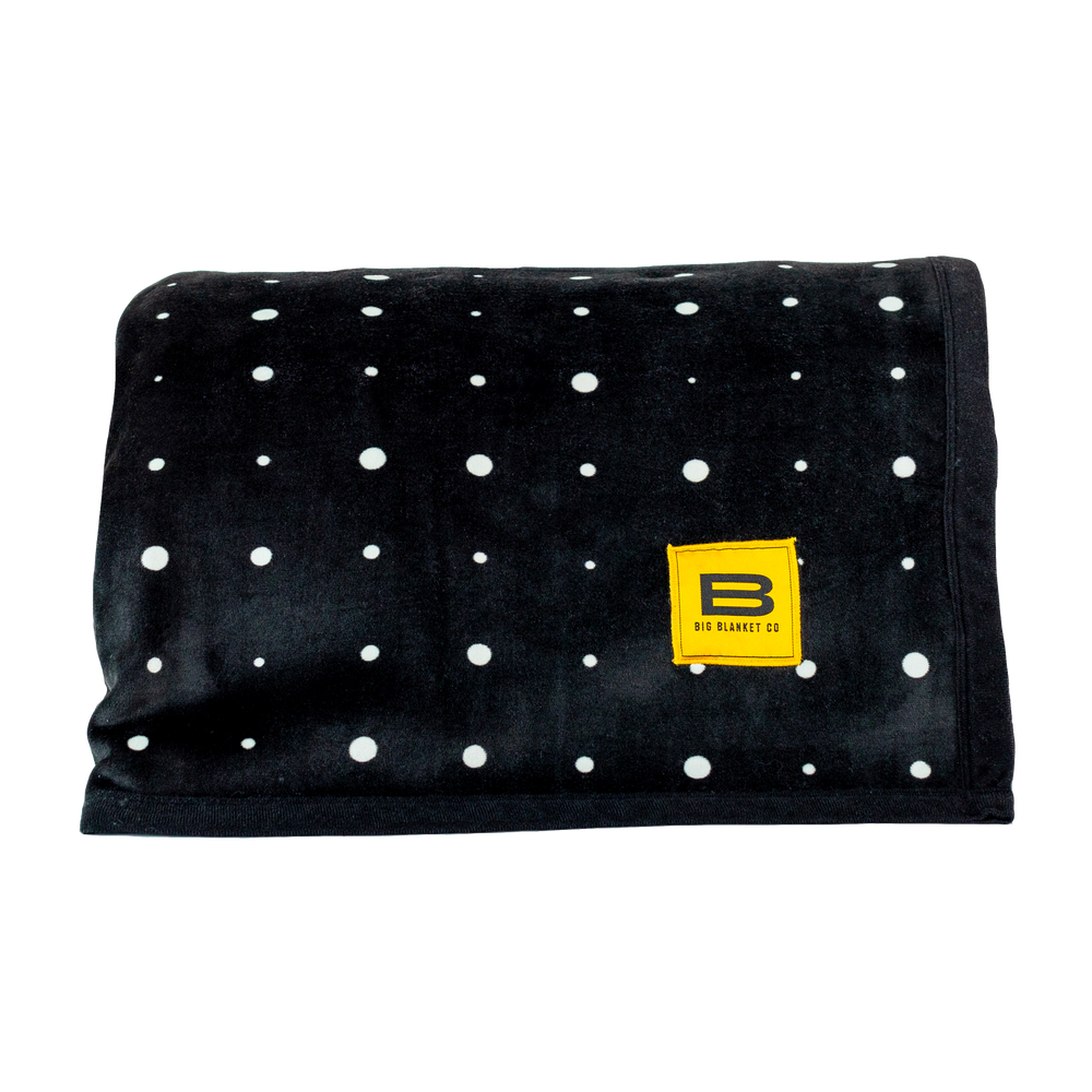 Big Blanket Original Stretch Blanket Black Dots primary image