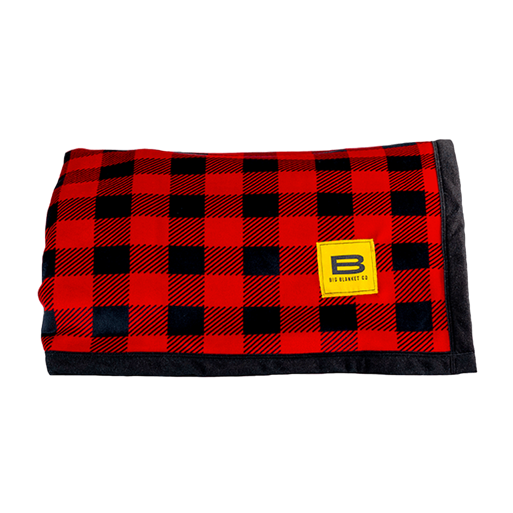 Big Blanket Original Stretch Blanket Red Plaid primary image