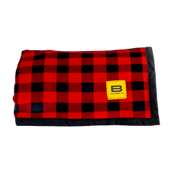 Image of Big Blanket Original Stretch Blanket Red Plaid