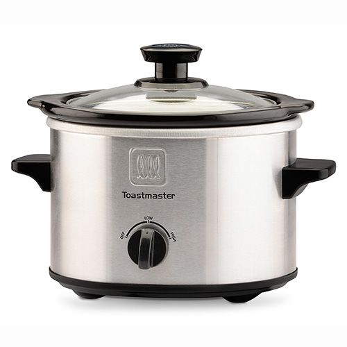 Toastmaster 1.5 Qt Brushed Stainless Steel Slow Cooker image thumbnail