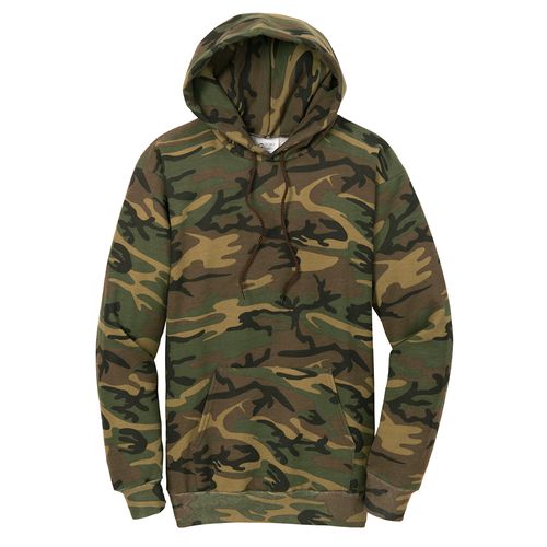 Unisex - Port & Company Core Fleece Camo Pullover Hooded Sweatshirt image thumbnail