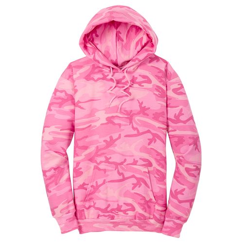 Unisex - Port & Company Core Fleece Camo Pullover Hooded Sweatshirt image thumbnail