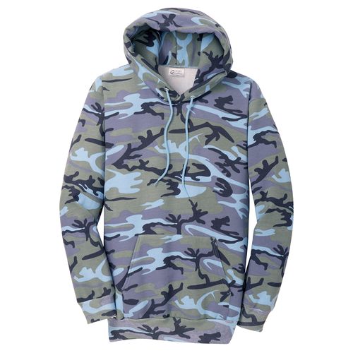 Unisex - Port & Company Core Fleece Camo Pullover Hooded Sweatshirt image thumbnail