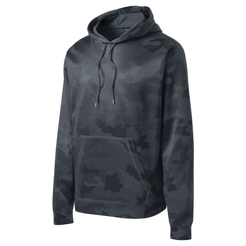 Sport-Tek Sport-Wick CamoHex Fleece Hooded Pullover image thumbnail