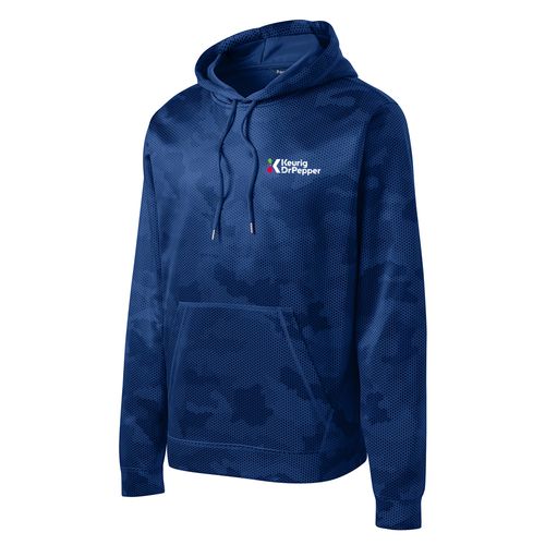 Sport-Tek Sport-Wick CamoHex Fleece Hooded Pullover image thumbnail