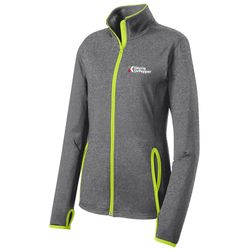Image of Sport-Tek Ladies Sport-Wick Stretch Contrast Full-Zip Jacket
