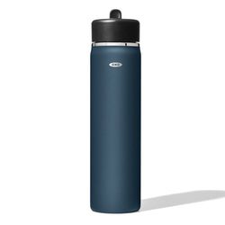 Image of OXO Strive 24oz Wide Mouth Water Bottle w/ Straw