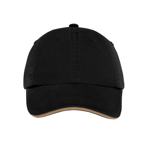Port Authority Sandwich Bill Cap with Striped Closure image thumbnail