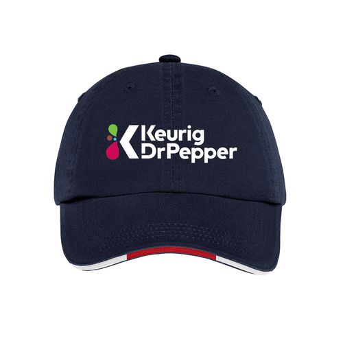 Port Authority Sandwich Bill Cap with Striped Closure image thumbnail