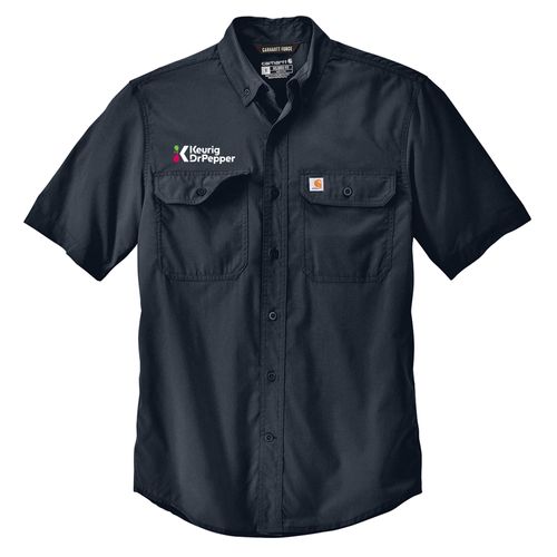 Carhartt Driver's Shirt: Carhartt Force Solid Short Sleeve Shirt image thumbnail