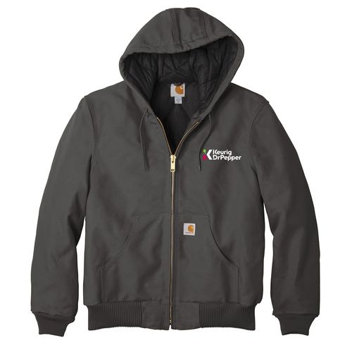 Carhartt Quilted-Flannel-Lined Duck Active Jacket image thumbnail