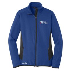 Image of Eddie Bauer Ladies Full-Zip Heather Stretch Fleece Jacket