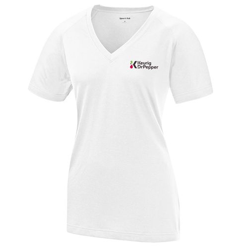 Sport-Tek Ladies Ultimate Performance V-Neck image thumbnail