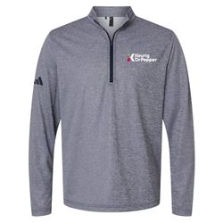 Image of Adidas Space Dyed Quarter-Zip Pullover
