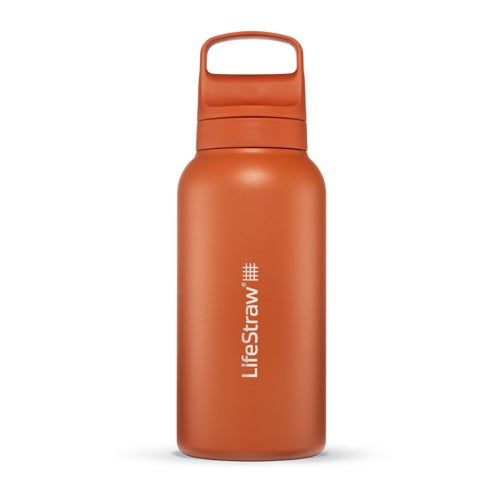 (Min 25) LifeStraw Go 1L Stainless Steel Filtered Water Bottle IMPRINTABLE image thumbnail