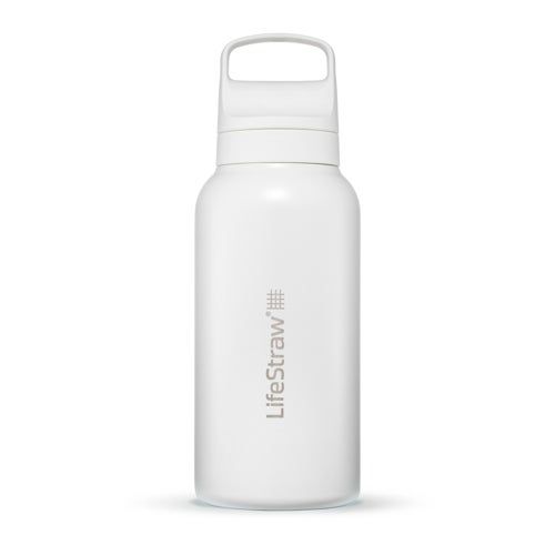(Min 25) LifeStraw Go 1L Stainless Steel Filtered Water Bottle IMPRINTABLE image thumbnail