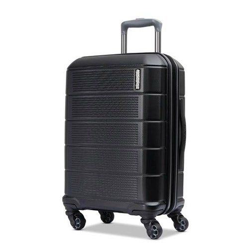 (Min 25) American Tourister Stratum 2.0 20" Spinner Carry On - Jet Black image thumbnail