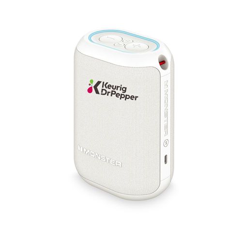 (Min 25) Monster DNA One Portable Wireless Speaker w/ Qi Wireless Charger, White image thumbnail