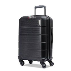 Image of (Min 25) American Tourister Stratum 2.0 20" Spinner Carry On - Jet Black